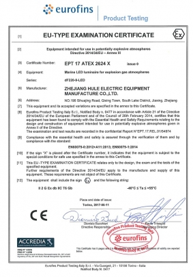 dF220-9-LED--ATEX-֤��-EPT-17-ATEX-2624-X-1